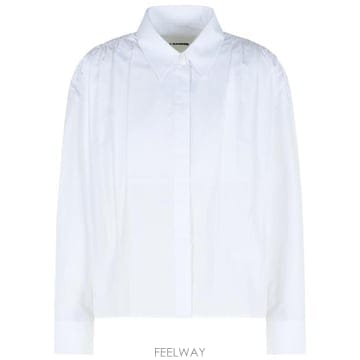 26SS 질샌더 셔츠 J02DL0281 J45001100 White