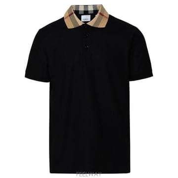 26FW 버버리 코튼 폴로 셔츠 8071620A1189 Black