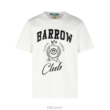 26SS 바로우 반팔 티셔츠 S6BWUATH019412 White