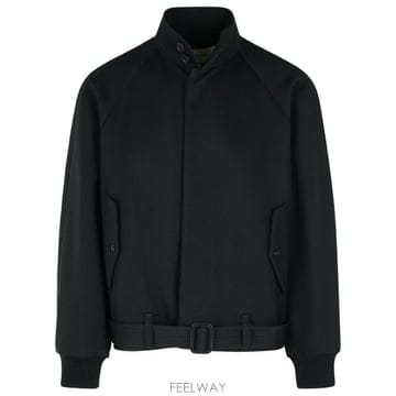 랑방 봄버 자켓 Black