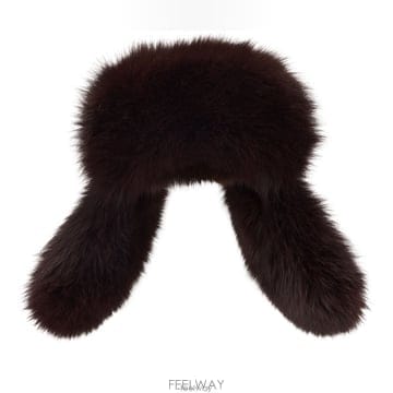 26 FW 이브살로몬 Loro Piana 퍼 플란넬 이어머프 햇 A2300