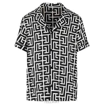 26SS 발망 긴팔 셔츠 FH1HN011VD01GFE Black