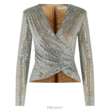 26FW 셀프 포트레이트 스웨터 AW26 154T GRGREY