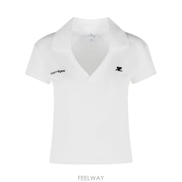 26SS 쿠레쥬 폴로 티셔츠 126JPO057JS0195B166 White