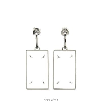 26SS 마르지엘라 이어링 SM2VG0022P9224 752 POLISHED PALLADIUM RHODIUM