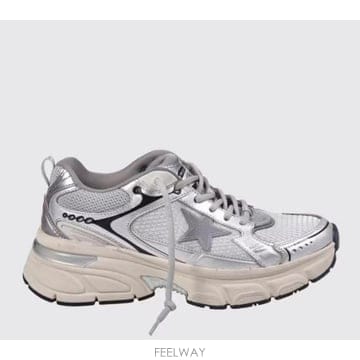 Golden Goose 26FW ��籸�� ����Ʈ��Ÿ ����Ŀ�� GWF00724F007843 60320 GREY SILVER BLACK26FW ��籸�� ����Ʈ��Ÿ ����Ŀ�� GWF00724F007843 6032