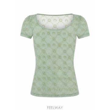 Marine Serre 26FW �������� ���� Ƽ���� WTO389ACJER0005 GR40 GREEN GREY26FW �������� ���� Ƽ���� WTO389ACJER0005 GR40 GREEN G