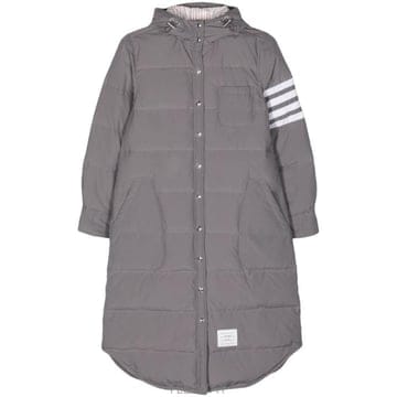 25FW 톰브라운 사이드 4바 패딩 코트 FOD025X05222 035 MED GREY