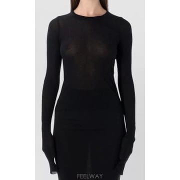 Rick Owens 26SS �� ������ ���� Ƽ���� RP01F6209RC BLACK26SS �� ������ ���� Ƽ���� RP01F6209RC BLACK