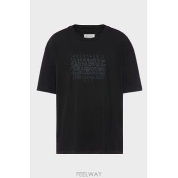 26SS 마르지엘라 반팔 티셔츠 S50GC0730M20164 861 WASHED BLACK