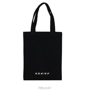 릭오웬스 다크쉐도우 블랙 캔버스 쇼퍼 백