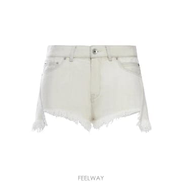26SS 릭 오웬스 숏팬츠 RO01F6396DMW 51 MILK WASH