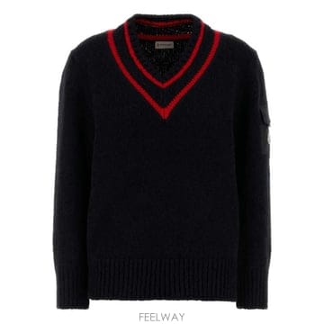 25FW 몽클레어 스웨터 K20939D00001M5493 778 NAVY