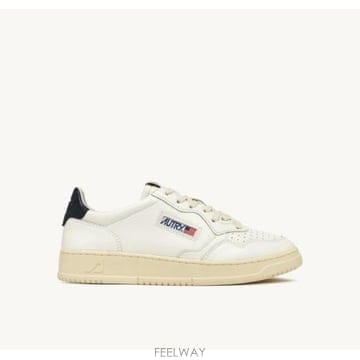26SS 오트리 메달리스트 로우 레더 스니커즈 AULWLL 12 LEAT WHT SPACE