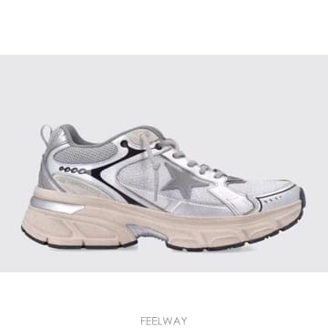 26FW 골든구스 라이트스타 스니커즈 GMF00724F007843 60320 GREY SILVER BLACK