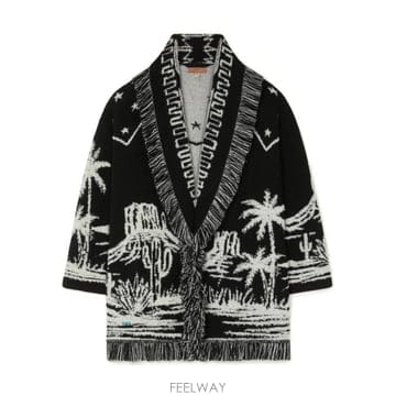 26FW 알라누이 스웨터 LWHB064E26KNI005 1004 BLACK CHALK