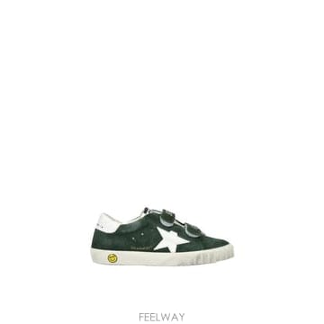 25SS  주니어  골든구스 스니커즈 GJF00847F006904 35859 DARK GREEN WHITE
