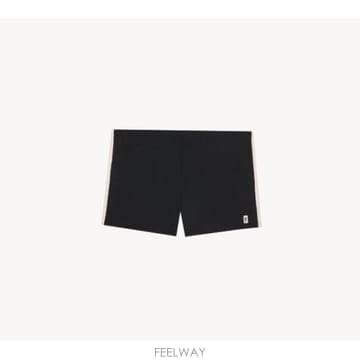 26SS 생로랑 스윔팬츠 858311Y38CB 1004 NOIR ECRU