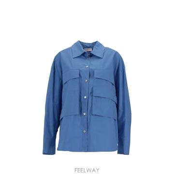 25FW 파로쉬 셔츠 D381273CANYOX25W 046 BLU CIELO