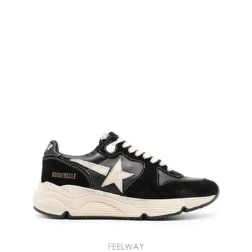 25FW 골든구스 러닝 솔 스니커즈 GWF00126F003775 90352 BLACK WHITE