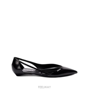 25SS 프라다 플랫 슈즈 1F732NFD015055 F0002 NERO