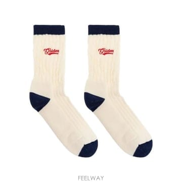 25FW 골든구스 양말 GUP02372P002206 12305 HERITAGE WHITE NAVY RED