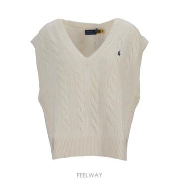 26FW 랄프 로렌 스웨터 211949994002 100 CREAM