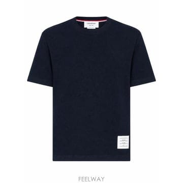 26SS 톰브라운 클래식 피케 4바 티셔츠 FJS207A00050 415 NAVY