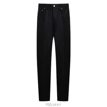 26SS 릭 오웬스 스트레이트 팬츠 RU01F2333CDU 09 BLACK