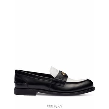 25FW 미우미우 로퍼 5D773DF020AZE F0967 NERO BIANCO