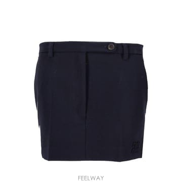 26SS 미우미우 숏 스커트 MG2573SOOO18FQ F0008 BLEU