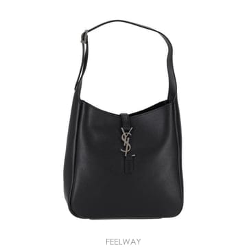 26FW 생로랑 LE 5 A 7 서플 스몰 그레인드 레더백 713938AACQG 1000 NOIR