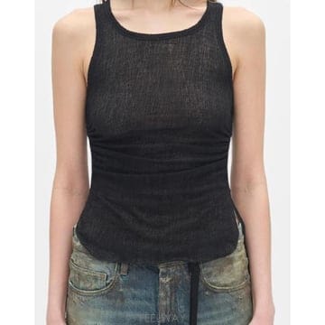26SS 앤 드뮐미스터 민소매 티셔츠 B0011982FA619 099 BLACK