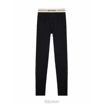 26FW 팜앤젤스 스트레이트 팬츠 PAWVK003FB001 100A BLACK CREAM