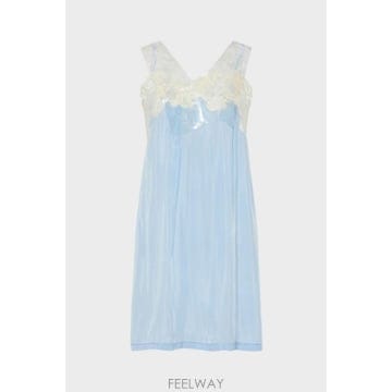 26SS 마르지엘라 미디 원피스 S29DA0010M35863 488 LIGHT BLUE