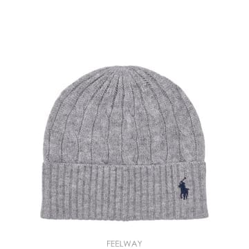 25FW 랄프 로렌 비니 455981442002 SOFT GREY
