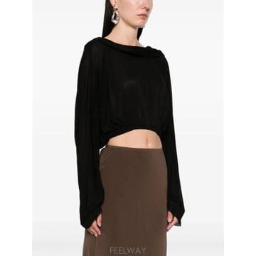 25SS 릭 오웬스 긴팔 티셔츠 RO01E7278BZ 09 BLACK