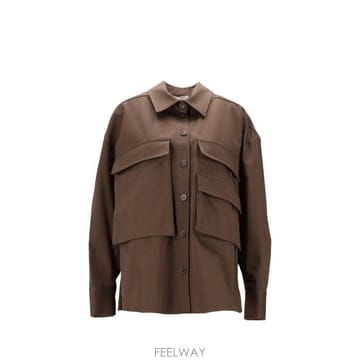 25FW 파로쉬 셔츠 D381253CEDRO 008 MARRONE