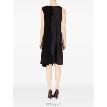 25FW 마르지엘라 미디 원피스 S51DD0042MTN092 900 BLACK