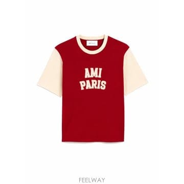 26FW 아미 탑 UTS418JE0272 A202 ROUGE RUBIS IVOIRE