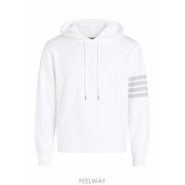 26SS 톰브라운 솔리드 루프백 4바 후디 MJT556AJ0007 100 WHITE