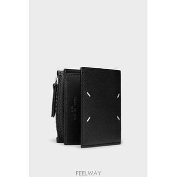 26SS 마르지엘라 스티치 레더 지퍼 SA1UI0020P4745 T8013 BLACK