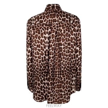 25FW 파로쉬 블라우스 D381239STAIN 808 FANTASIA MARRONE