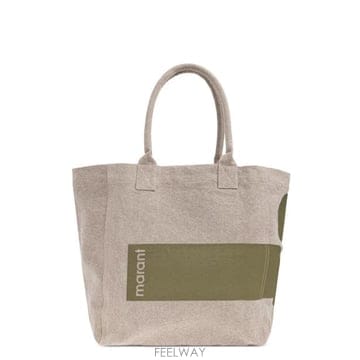 26SS 이자벨마랑 옌키 스몰 토트백 PM0001FBD1X07M 60MO MOSS GREEN