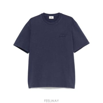 25SS 오트리 반팔 티셔츠 TSPX12 OB HEAVY CO BLUE