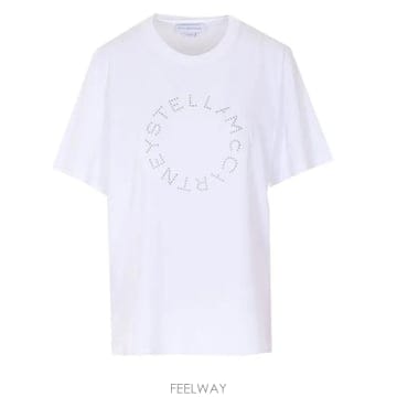 26SS 스텔라 맥카트니 반팔 티셔츠 6J01583SQA24 9000 PURE WHITE