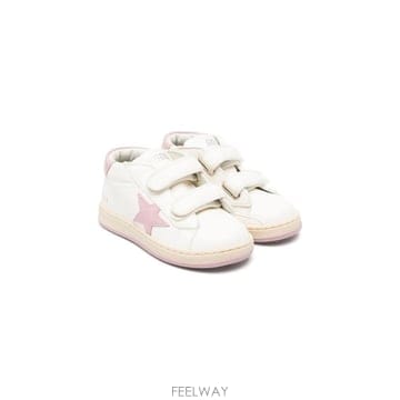 26FW  주니어  골든구스 JUNE 준 벨크로 스니커즈 GJF00386F005301 11202 WHITE