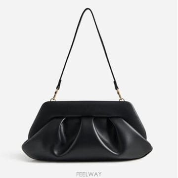 26SS 더모아레 숄더백 NS1WTMB00OOVF 0303A JET BLACK