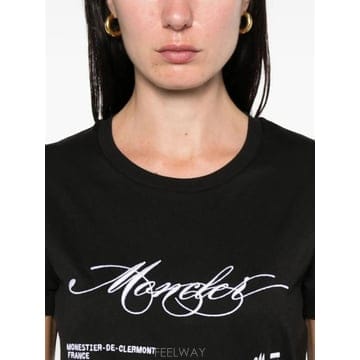 25FW 몽클레어 반팔 티셔츠 K20938C0000589AJS 998 CHARCOAL