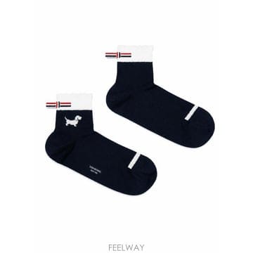 톰브라운 양말 NAVY